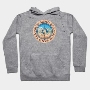 Sun Sand Sea Beach Hoodie